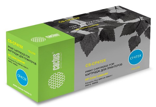 Изображение товара Картридж Cactus CS-CF472X для HP Color LJ Enterprise M681dh желтый