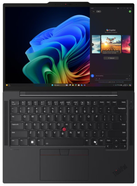 фото Ноутбук Lenovo ThinkPad T14s 14" (AMD Ryzen 7 PRO, 16Гб LPDDR5X, SSD 512 Гб, Radeon Graphics, Windows 11 Профессиональная) Черный [21TB000DUS]