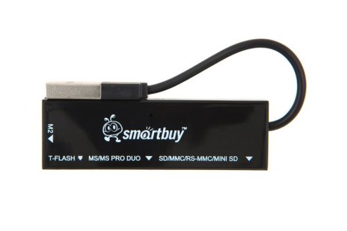 

Карт-ридер внешний SmartBuy SBR-717-K черный, SBR-717-K
