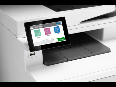 фото МФУ лазерное цветное HP Color LaserJet Enterprise MFP M480f в Уфе