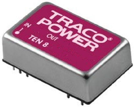 

Преобразователь DC-DC модульный TRACO POWER TEN 8-2411WI PCB DIP24; 8 Вт; Выход 5В / 1.6А; Вход: 9...36 [24] В; -40...85 °C, TEN 8-2411WI