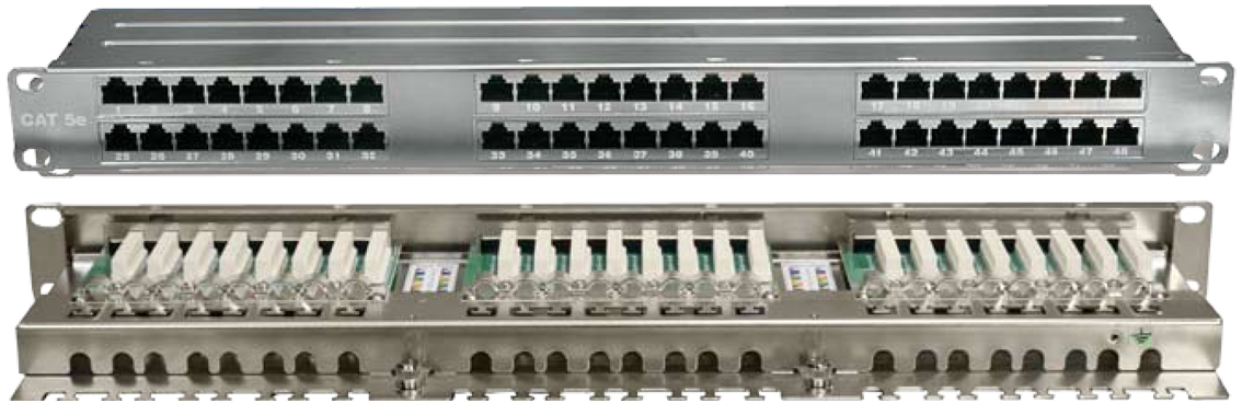 

Патч-панель Hyperline PPHD-19-48-8P8C-C5E-SH-110D высокой плотности 19", 1U, 48 портов RJ-45, полный экран, кат. 5E, Dual IDC, PPHD-19-48-8P8C-C5E-SH-110D