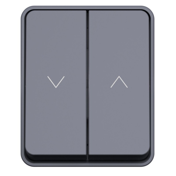 

Выключатель двухклавишный для жалюзи Systeme Electric ATN544019 AtlasDesign PROFI IP54 2хсх.4, Антрацит, ATN544019