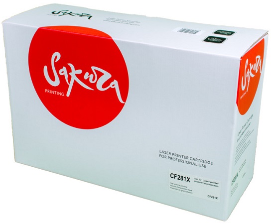 

Картридж Sakura SACF281X для HP Laserjet M630Z/630dn/630f/630h, черный 25000 к., SACF281X