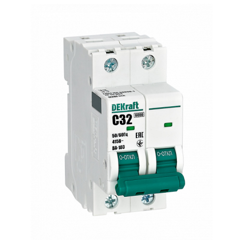 Изображение товара Автоматический выключатель DEKraft 12292DEK для защиты электрических цепей