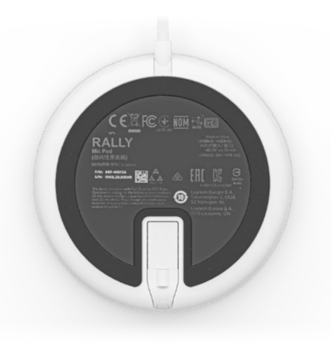 фото Микрофон  Logitech Rally Mic Pod White в Красноярске
