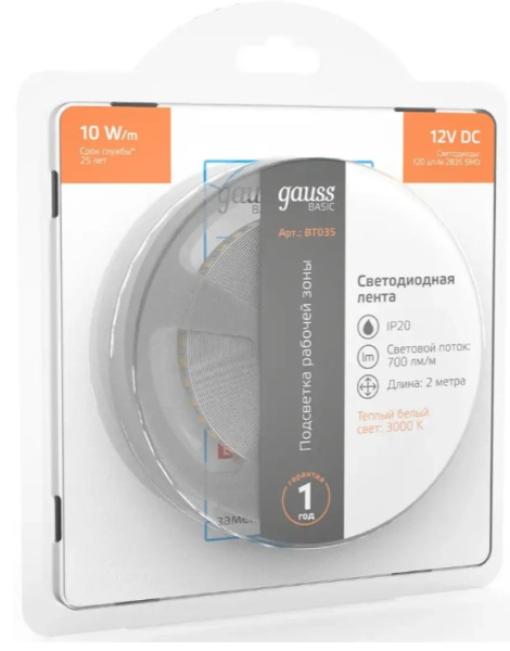 фото Лента светодиодная  Gauss BT035 в Уфе