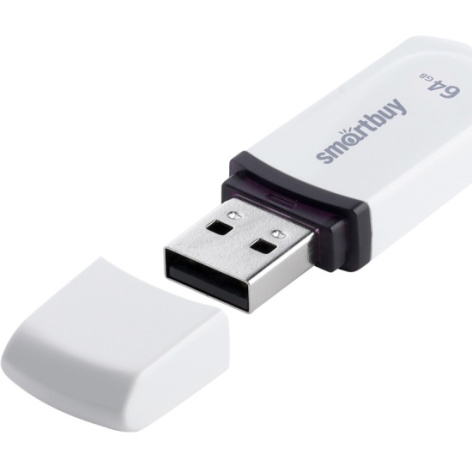 фото Накопитель USB 2.0 64GB SmartBuy SB64GBPN-W в Самаре