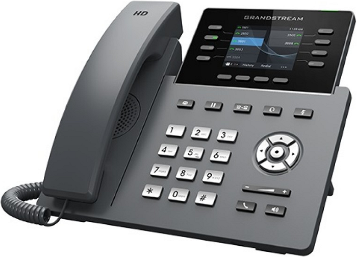 

Телефон VoiceIP Grandstream GRP-2624 4 SIP аккаунта, 8 линий, 2хEthernet, 10/100/1000, основной дисплей цветной 2,8", книга на 2000 контактов,POE, Wi-, GRP-2624