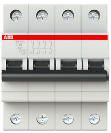 

Автоматический выключатель ABB 2CDS244001R0504 SH204L 4P 50А (C) 4,5kA, 2CDS244001R0504