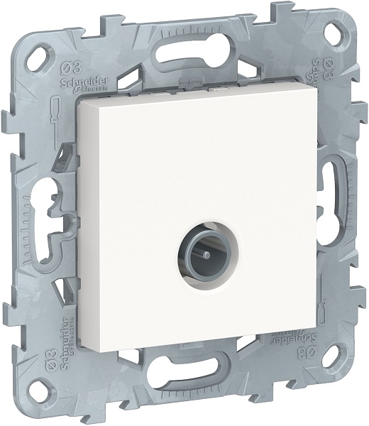 

Розетка Schneider Electric NU546318 UnicaNew, белый, TV, проходная, NU546318