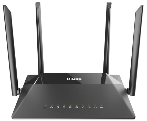 Изображение товара D-Link DIR-825/RU/R4A - Wi‐Fi 5, 5 ГГц, 4×LAN, 1×WAN