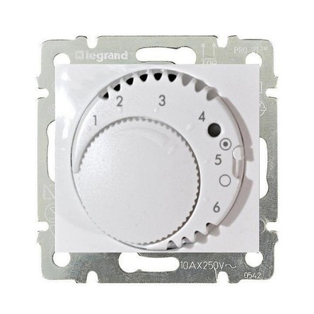 

Термостат Legrand 770091 Valena CLASSIC - для систем тёплых полов, белый, 770091