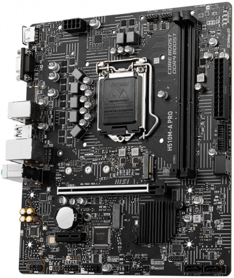 фото Материнская плата mATX MSI H510M-A PRO