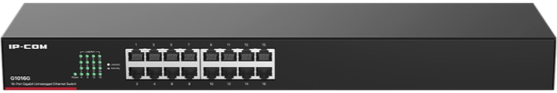 

Коммутатор неуправляемый IP-Com G1016G 16*10/100/1000 Мбит/с с автосогласованием, G1016G