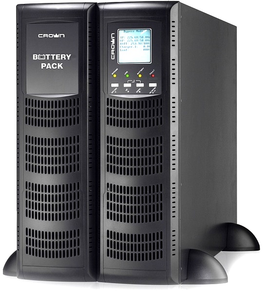 

Источник бесперебойного питания Crown CMUOA-300X-10K CM000001885 On-Line 10000VA/9000W, корпус металл, TOWER&RACK, 3U+3U, АКБ 20*12V/9AH, PF-0.9, AVR, CMUOA-300X-10K