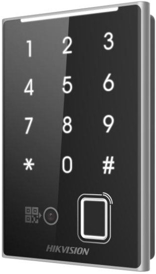 

Считыватель HIKVISION DS-K1109EKFB-QR EM карт с поддержкой BT, отпечатков пальца, ПИН-код, QR-код, DS-K1109EKFB-QR