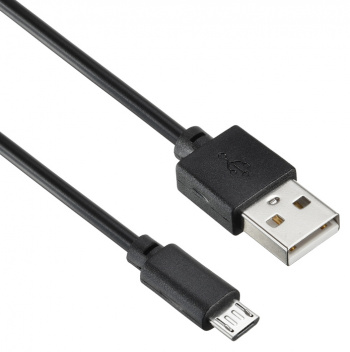 

Кабель интерфейсный Digma MicroUSB-1.2m-BLK micro USB (m) - USB (m), 1.2м, 2A, черный (1084555), MicroUSB-1.2m-BLK