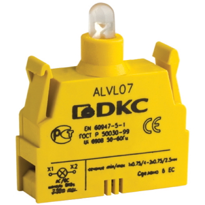 

Блок DKC ALVL24 контактный с клеммными зажимами под винт со светодиодом на 24В, "Quadro", ALVL24