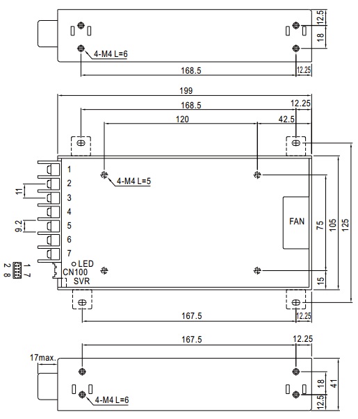 

Преобразователь AC-DC сетевой Mean Well HRPG-300-48 300Вт, вход 85…264V AC, 47…63Гц /120…370В DC, выход 48В/0…7A, рег. вых=±15%Uном, изоляция 3000В AC, HRPG-300-48