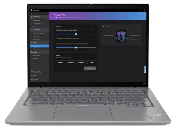 фото Ноутбук  Lenovo ThinkPad T14 Gen 4 (УЦЕНЕННЫЙ) в Красноярске 14 ", Core i7, 16 Гб RAM, 512 Гб SSD, Iris Xe Graphics, Серый