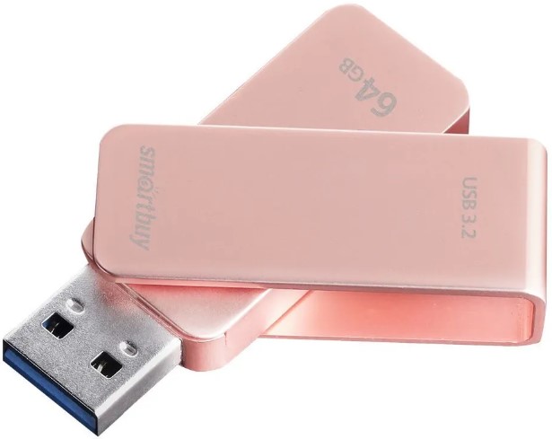 

Накопитель USB 3.0 64GB SmartBuy SB064GM1A M1 розовый металлик, SB064GM1A