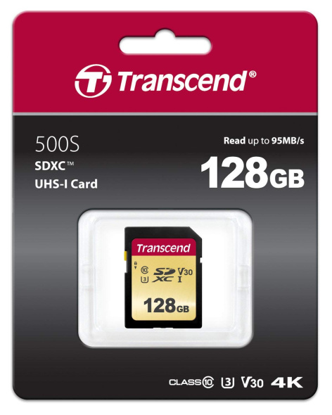 фото Карта памяти SDXC 128Gb Transcend TS128GSDC500S в Волгограде