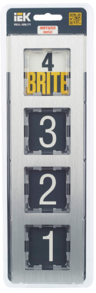 фото Рамка четверная  IEK BR-M42-M-K47 в Омске