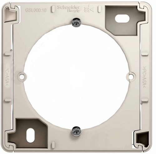 

Коробка Schneider Electric GSL000900 GLOSSA для наружного монтажа (молочный), GSL000900