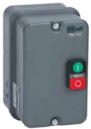 

Пускатель электромагнитный DEKraft 23643DEK 25А AC380/400В 50/60Гц в металлической оболочке, 23643DEK