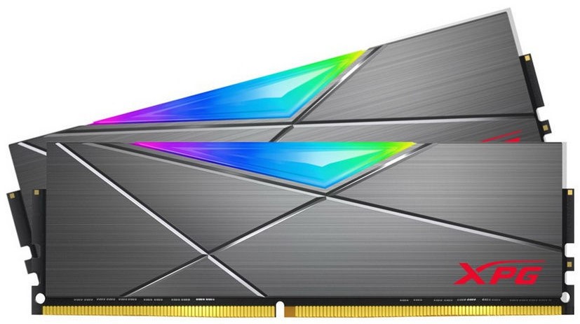 

Модуль памяти DDR4 32GB (2*16GB) ADATA AX4U360016G18I-DT50 XPG SPECTRIX D50 tungsten grey PC4-28800 3600MHz CL18 радиатор 1.35V, AX4U360016G18I-DT50