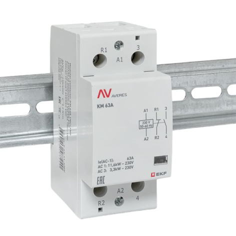 фото Контактор модульный EKF km-av-2-63-11-230V в Уфе