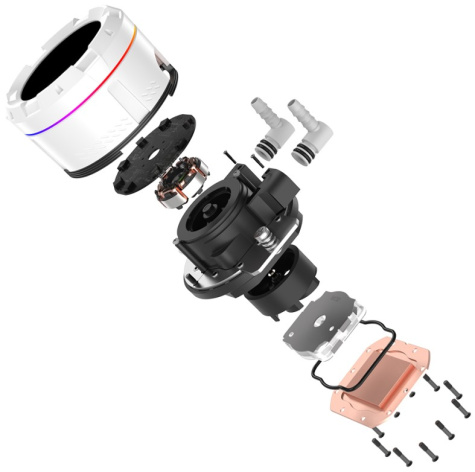 фото Система охлаждения жидкостная ID-Cooling SL240 XE WHITE в Казани