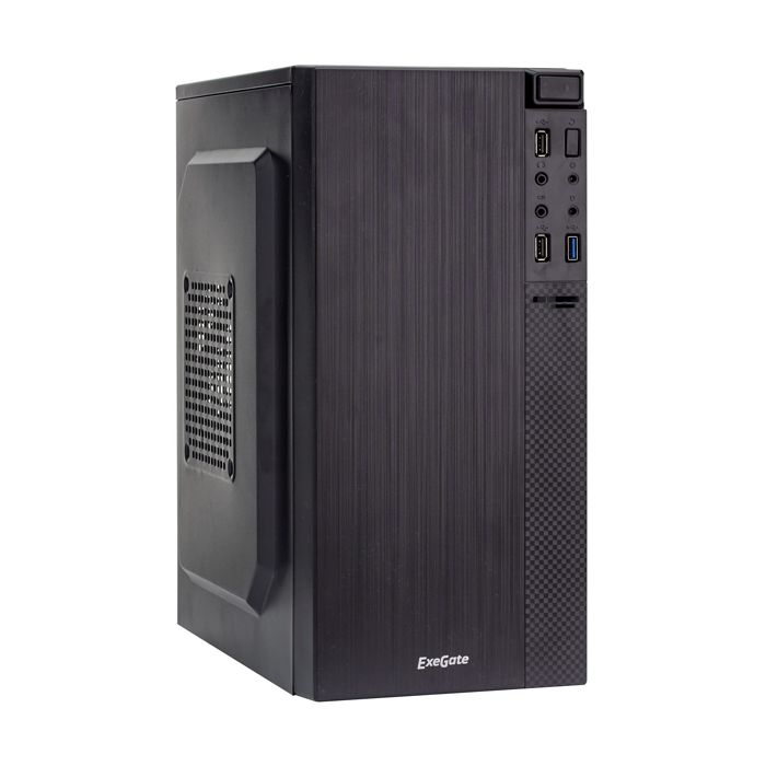 

Корпус mATX Exegate BAA-104U EX277807RUS minitower, без БП, 2*USB+1*USB3.0, Audio, black, BAA-104U