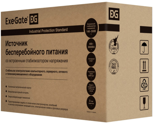 фото Источник бесперебойного питания  Exegate SpecialPro UNB-400.LED.AVR.EURO в Самаре