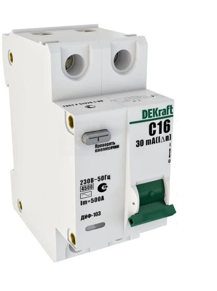 Изображение товара Автоматический выключатель DEKraft 16013DEK
