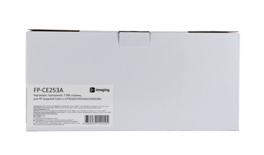 

Картридж F+ FP-CE253A пурпурный, 7 000 страниц, для HP моделей Color LJ CP3520/CP3525dn/CM3530fs, FP-CE253A
