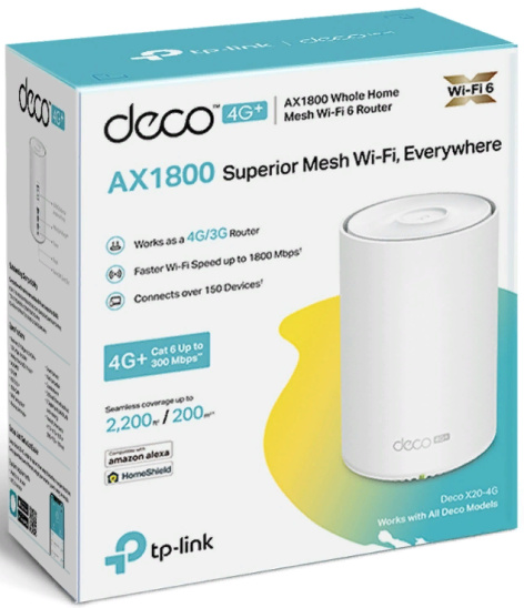 фото Роутер  TP-LINK Deco X20-4G(1-pack) в Нижнем Новгороде