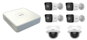 фото Комплект видеонаблюдения  HiWatch X-com Hw Коттедж IP 4+2+1