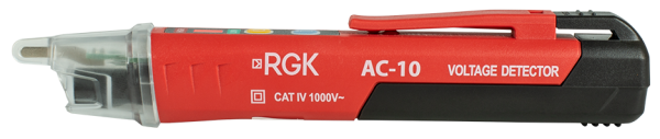Изображение товара Индикатор напряжения RGK AC-10 бесконтактный карманный тестер