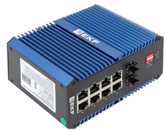 фото Коммутатор промышленный неуправляемый EKF TSX-U-2GX/SFP-8GTP в Волгограде