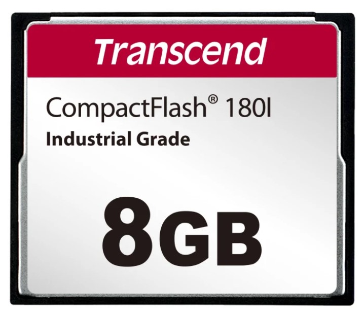 

Промышленная карта памяти CompactFlash 8Gb Transcend TS8GCF180I, TS8GCF180I