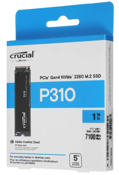 фото Накопитель SSD M.2 2280 Crucial P310 в Казани 1000 ГБ
