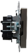 фото Розетка без заземления  IEK BR-R10-10-K46