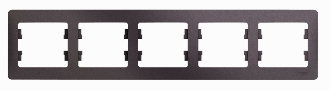 

Рамка Schneider Electric GSL001405 Glossa 5-ая, горизонтальная, сиреневый туман, GSL001405