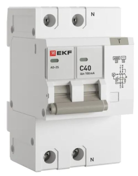 фото Автомат дифференциальный EKF DA2-6-40-100S-pro в Санкт-Петербургe