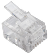 фото Коннектор TWT TWT-PL12-6P4C/100