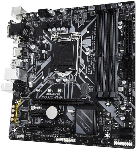 фото Материнская плата mATX GIGABYTE B365M DS3H