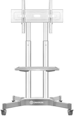 

Стойка мобильная ONKRON TS1351 белый 40"-65" макс.45.5кг, TS1351