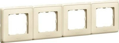 Изображение товара Рамка Legrand 773754 серии CARIVA для 4 постов вертикальная и горизонтальная